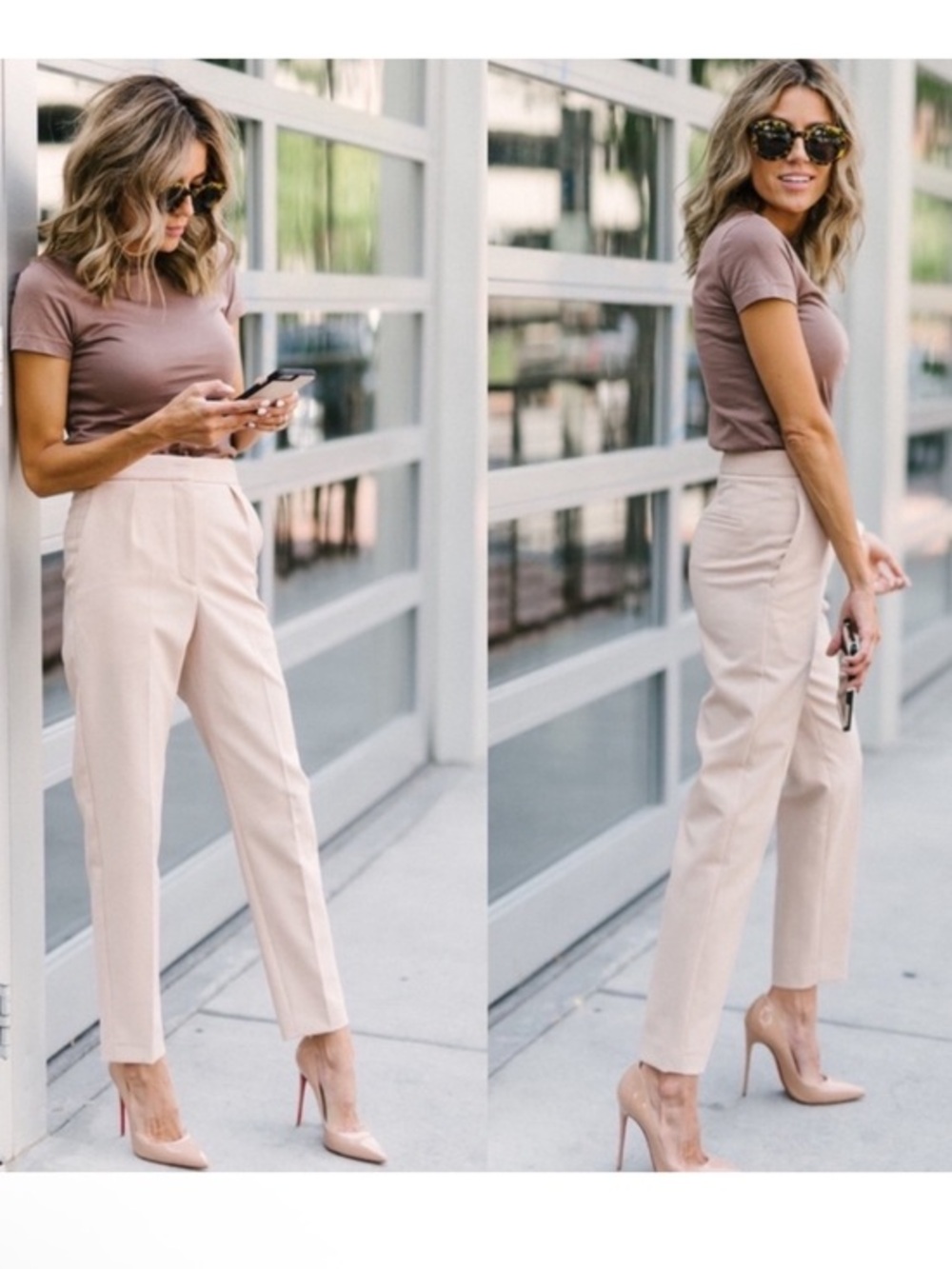Women's Theory Petal Pink City Pant Trousers Size 10 NWT